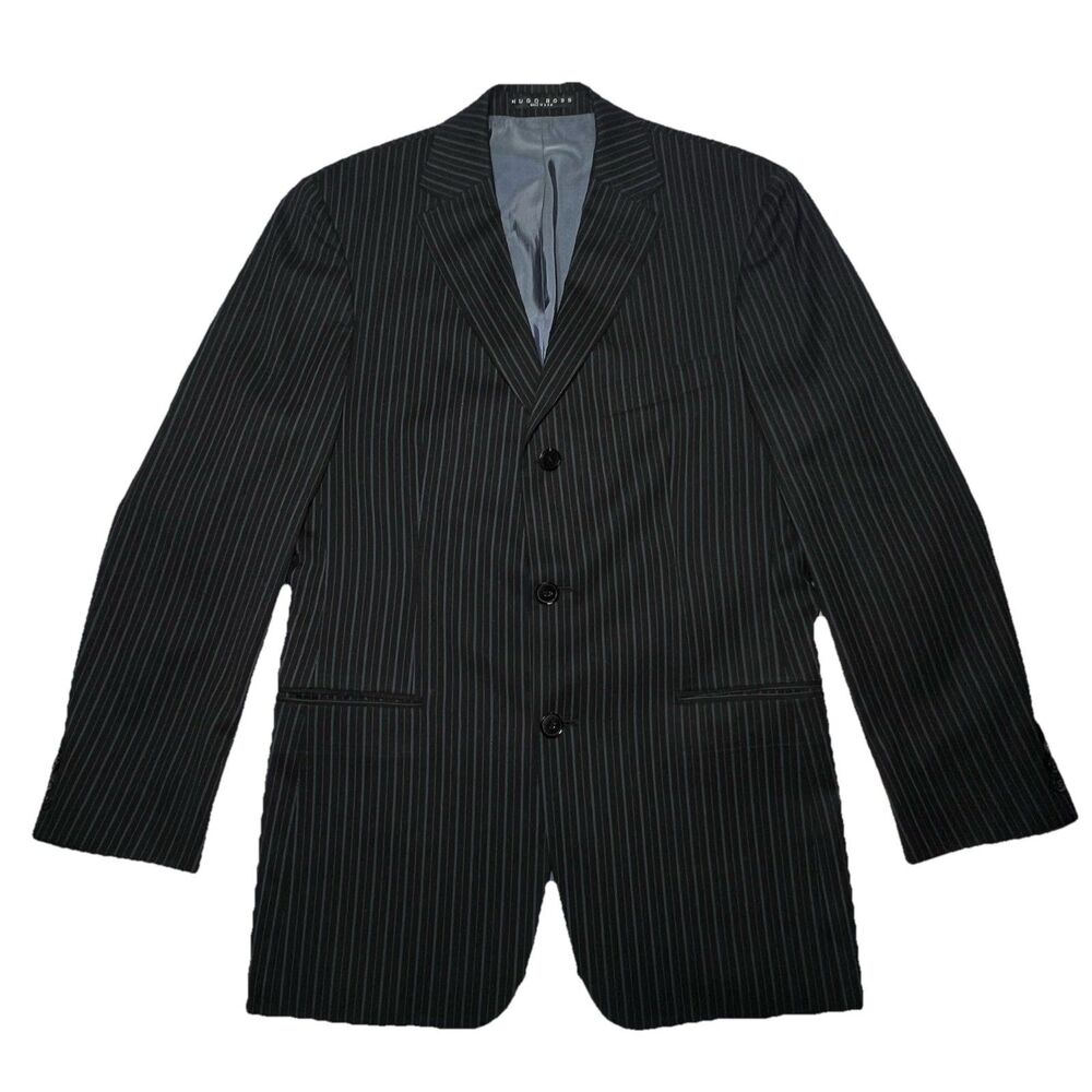 Hugo Boss Rossellini Cinemau Super 120 Wool Suit USA Jacket  38R Pants  W32~L31